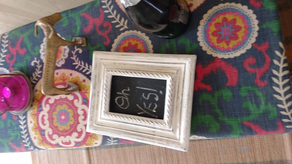 Decorative frames and chalkboards