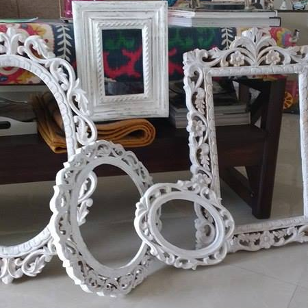 the wooden decorative frames