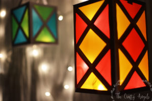 Colorful paper lantern