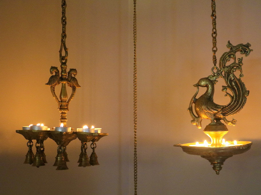 diwali festive decor - hanging diya for diwali