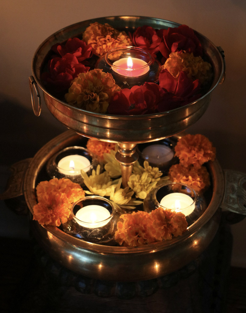 diwali festive decor - layered urlis