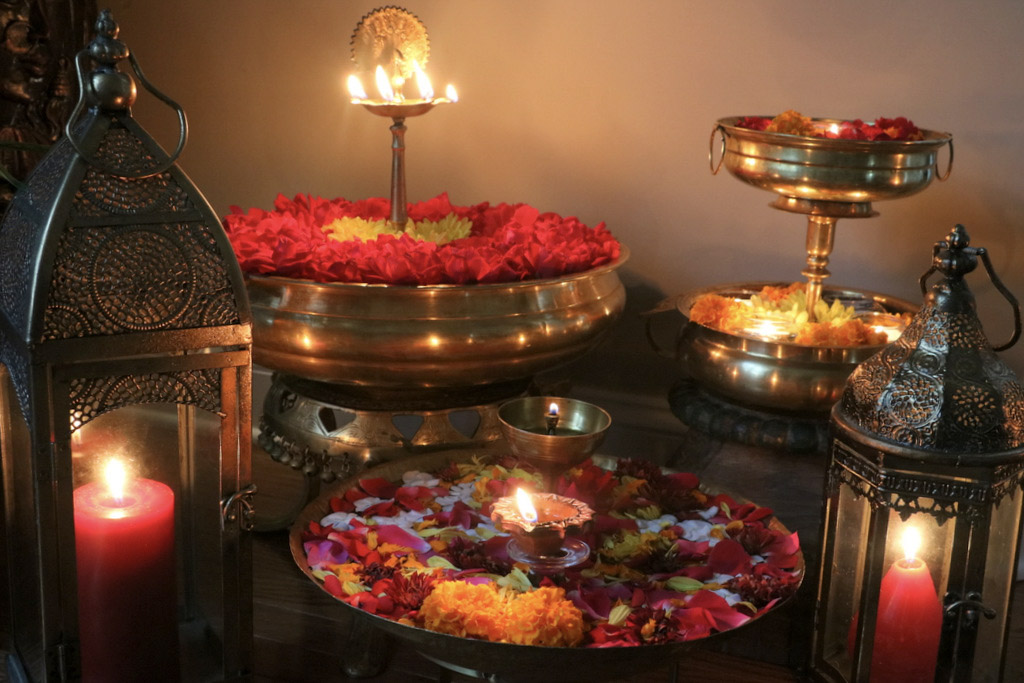 diwali festive decor - urli corner