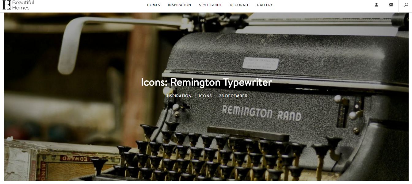 The beautiful Homes from Asian Paints |  the Remington typewriter
