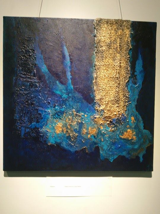 Suhasini Kirloksar, 2017, painting, artist, Intense Ocean