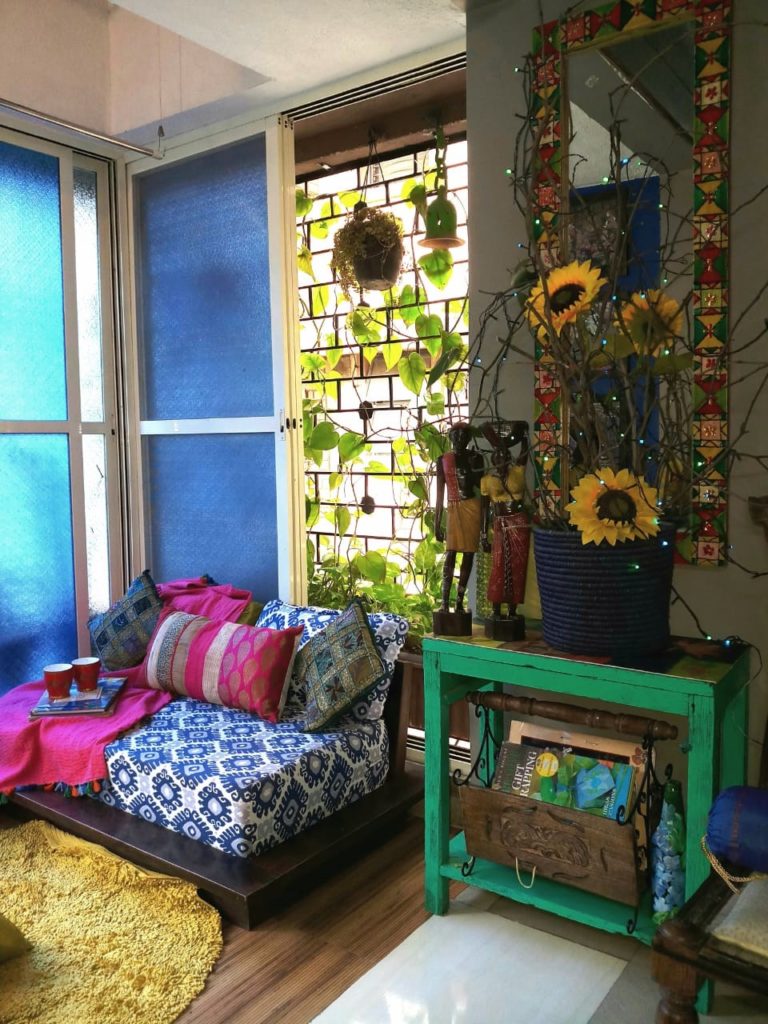 Home tour of Jyoti Mallude Unique Desi-Boho