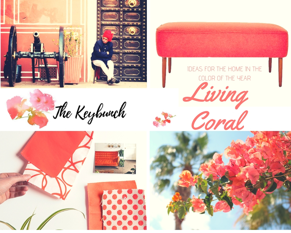 The Pantone Color of the Year 2019 in décor - Living Coral