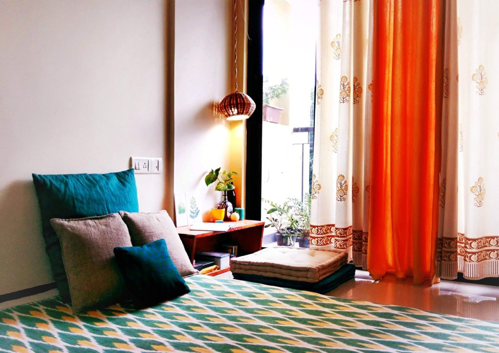 Jayati and Manali share their home tour as the science home décor - the calm and relaxing living area near the balcony