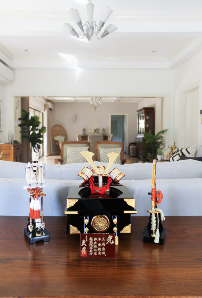 Home Tour with Kaho of Chuzai Living - a traditional Japanese Boy’s day set at the living room