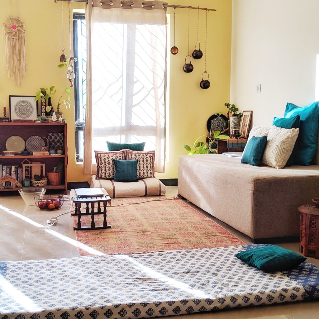 Jayati and Manali share their home tour as the science home décor - The pretty touches living area and spaces which can spend most of leisure time