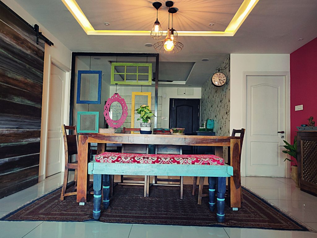 Home style Tour with Rajni in Hyderabad: view from the dining area