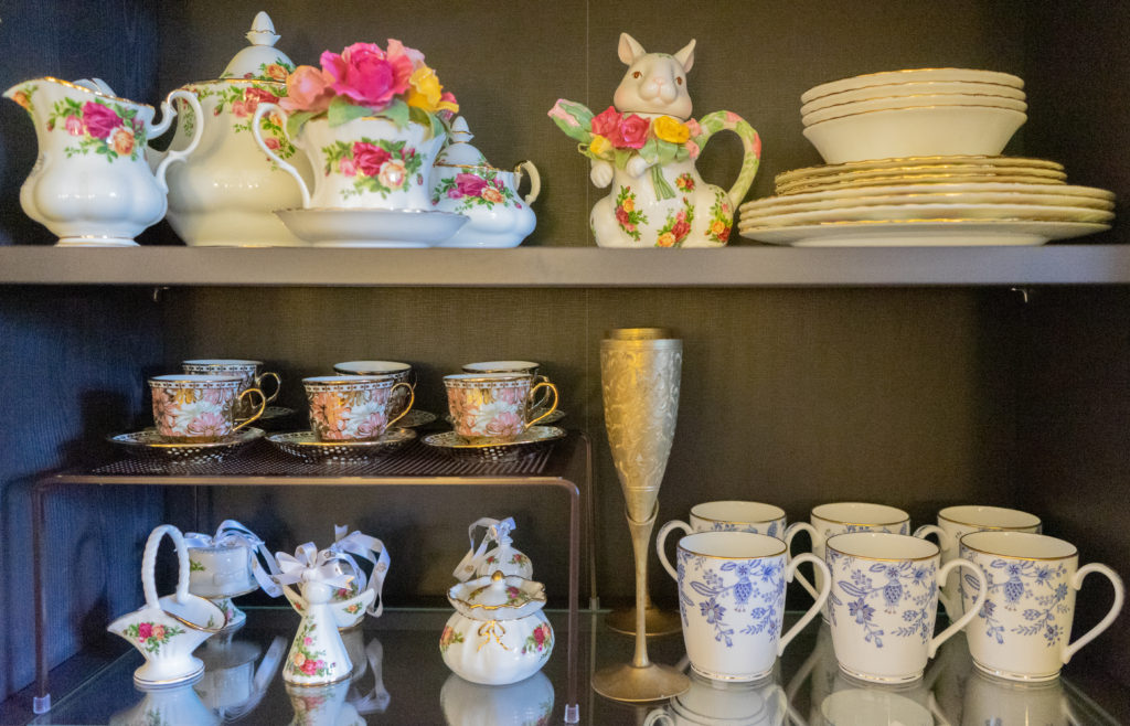 Affinity for antiques and collection of vintage | Home tour of Rushika & Dipkal's - Vintage tea set from China