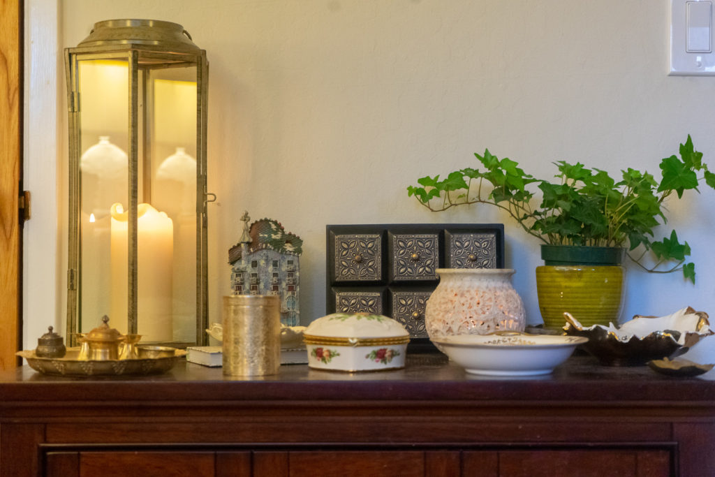 Affinity for antiques and collection of vintage | Home tour of Rushika & Dipkal's - An antiques collection of brass and bronze decor, candle stands and lanterns