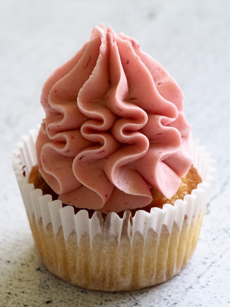 using the same recipe for strawberry cupcakes and butter cream