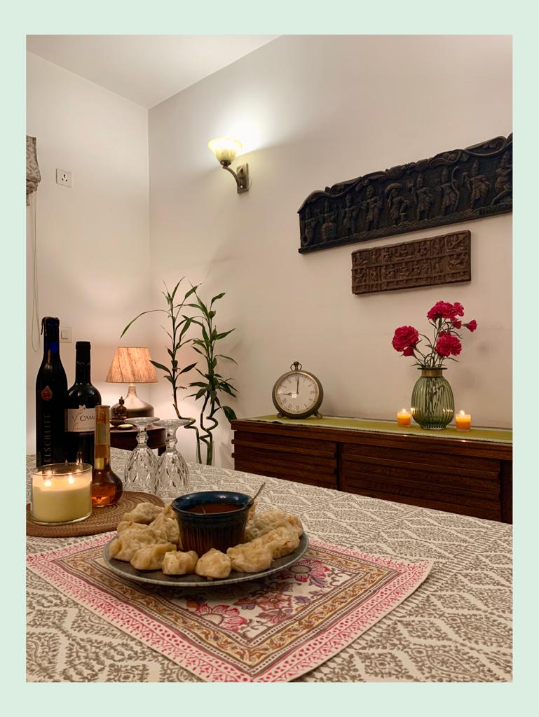 Dining room, tablescape, Anuradha Singh home tour, thekeybunch
