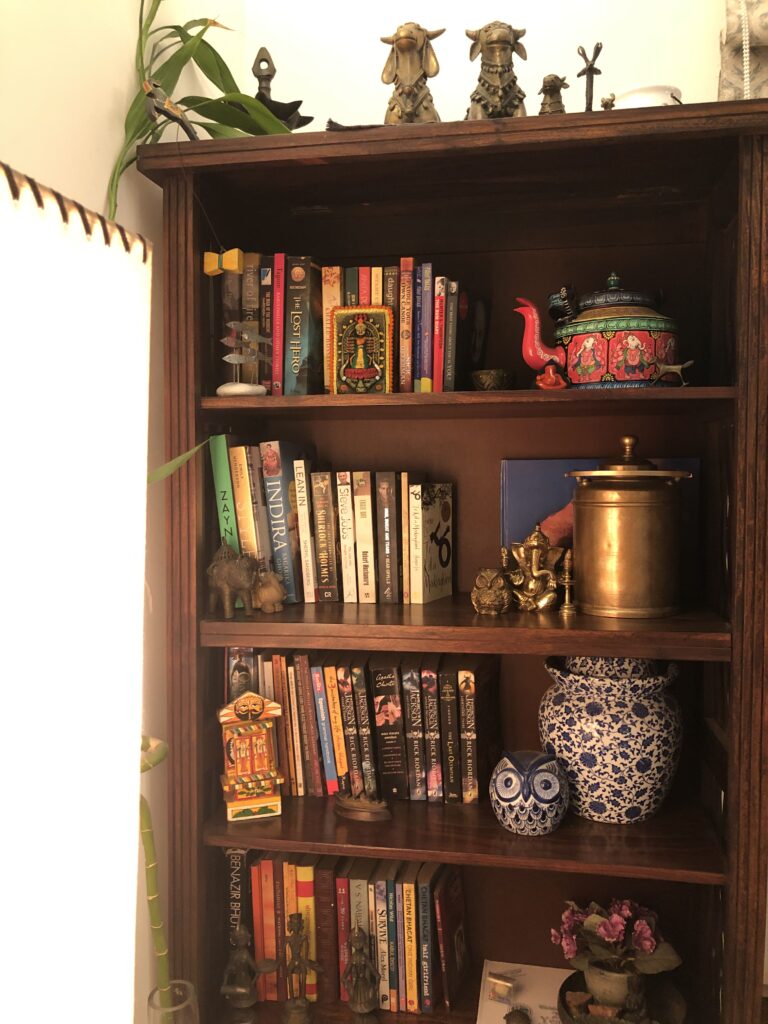 book shelf, Anuradha Singh Home tour, thekeybunch