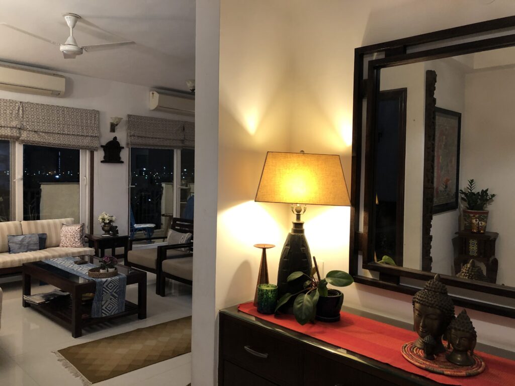 living room, foyer Anuradha Singh home tour, thekeybunch