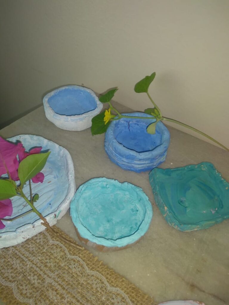 hand made pinch pots, diy | the keybunch decor blog post