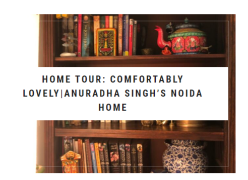 Tour Anuradha's creative craft centred home. 