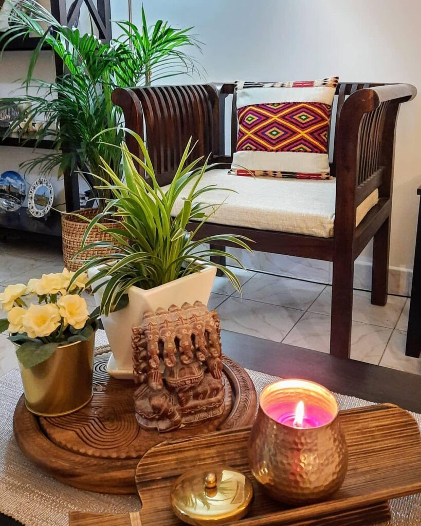 Traditional living room decor | Upasana Talukdar home tour | thekeybunch decor