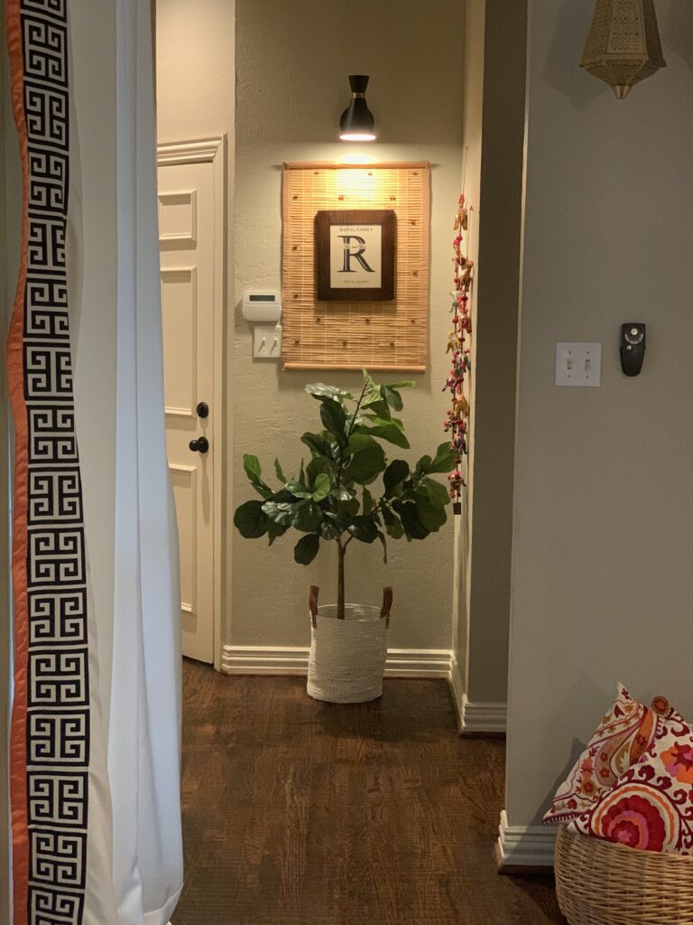 green plants at the corner of the room | Ruma's Indian Home in Texas | theKeybunch decor blog
