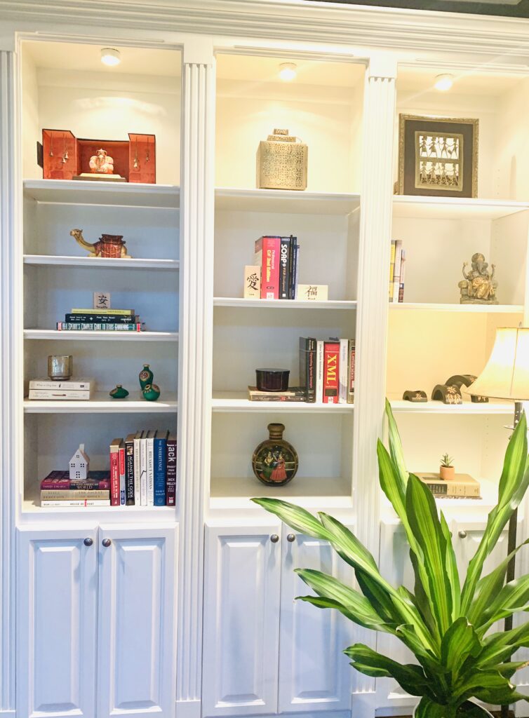 Reading nook decoration | Ruma's Indian Home in Texas | theKeybunch decor blog