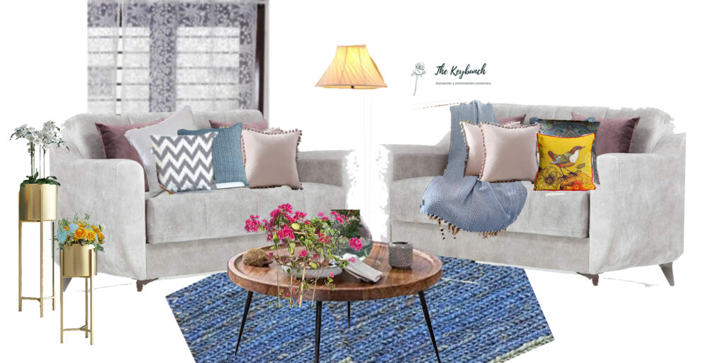 The space is styling cohesively, colours, textures, accent pieces, antiques and collectibles, lighting advice, fabric for upholstery are done by the Interior Stylist | What does an Interior Stylist do | Thekeybunch decor blog