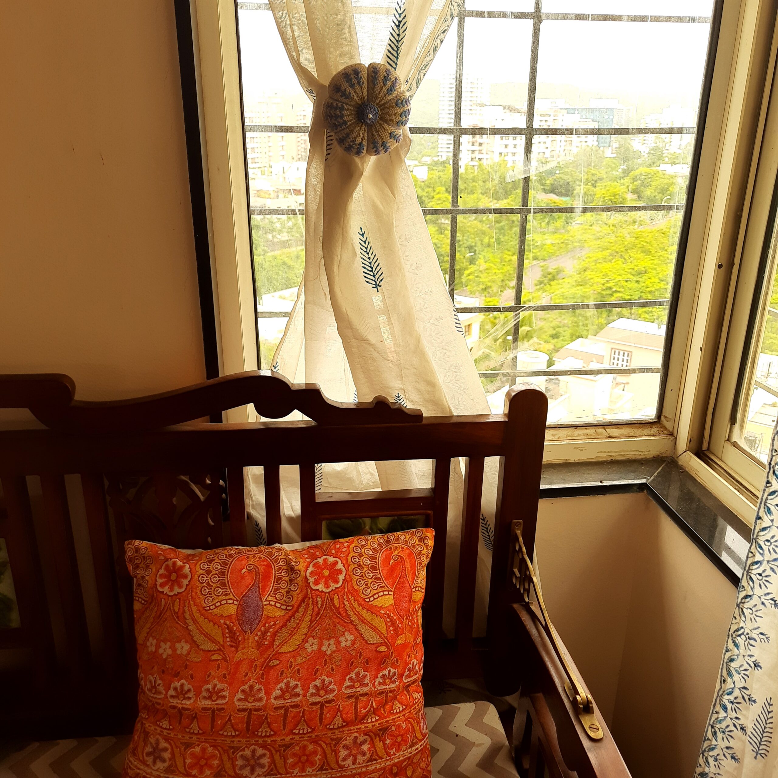 The joys of the monsoons is to make window decor light and breezy | Monsoon decor and living edit by Sharon Dsouza