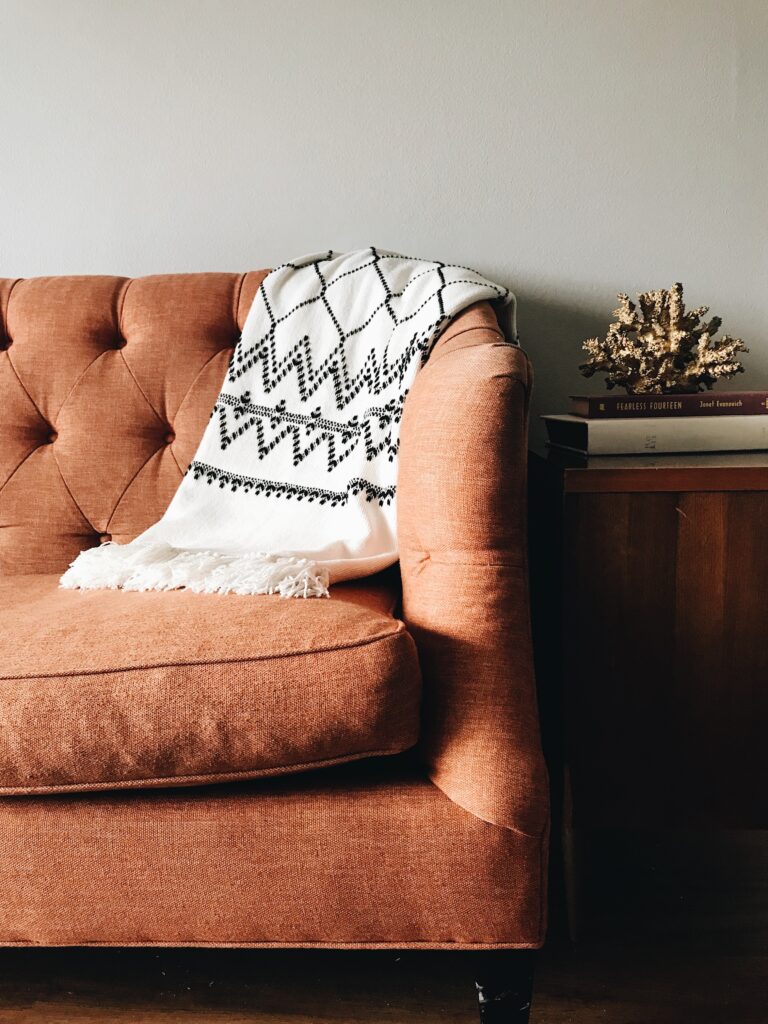 A throw is a must for monsoon couch styling |Monoon decor and living edit