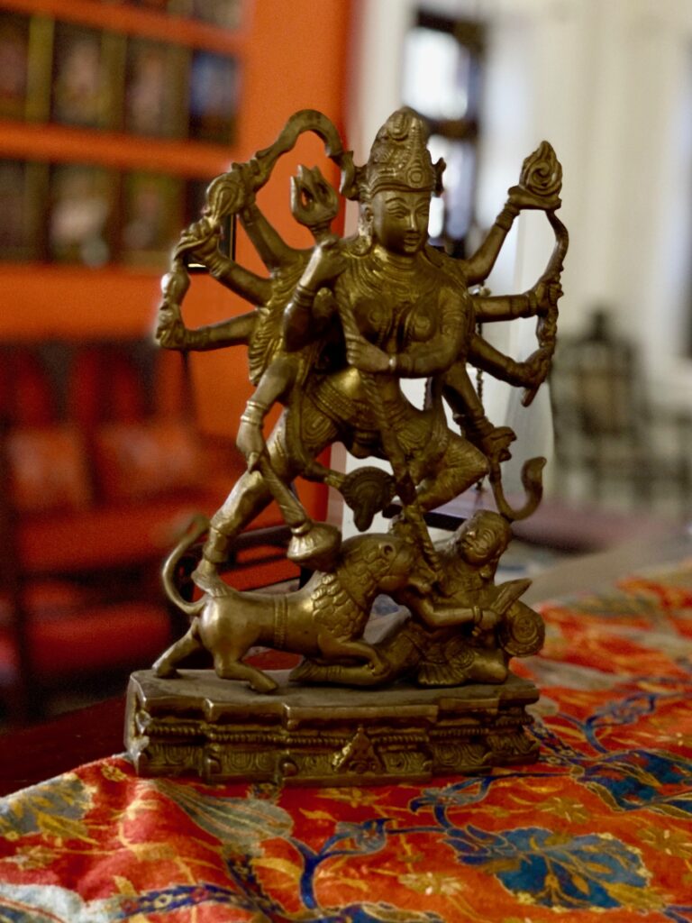 Villa Rashmi - A Heritage Gem in Mumbai | Brass hindu god statue | TheKeybunch decor blog