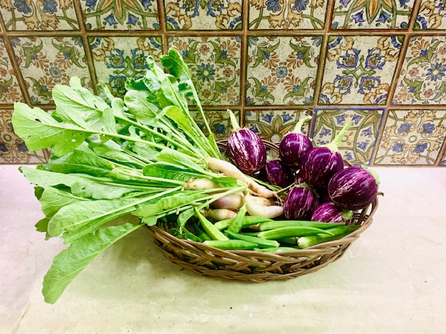 Villa Rashmi - A Heritage Gem in Mumbai | Fresh and healthy vegetables from the garden | TheKeybunch decor blog