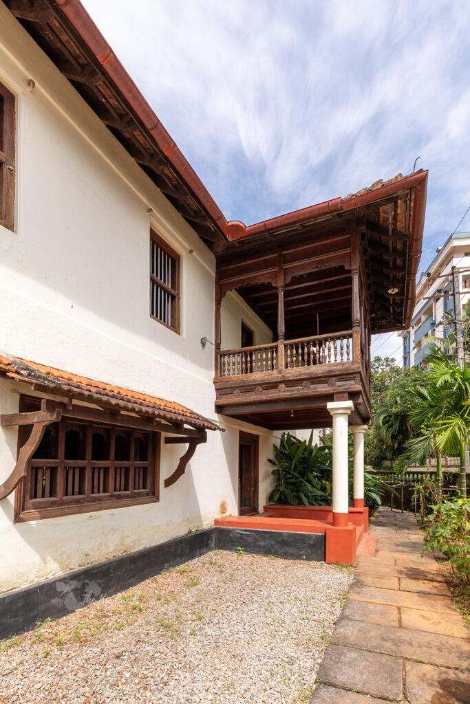 Kodialguthu House| Heritage home tour| The Keybun. Exterior of the Hebbagilu building