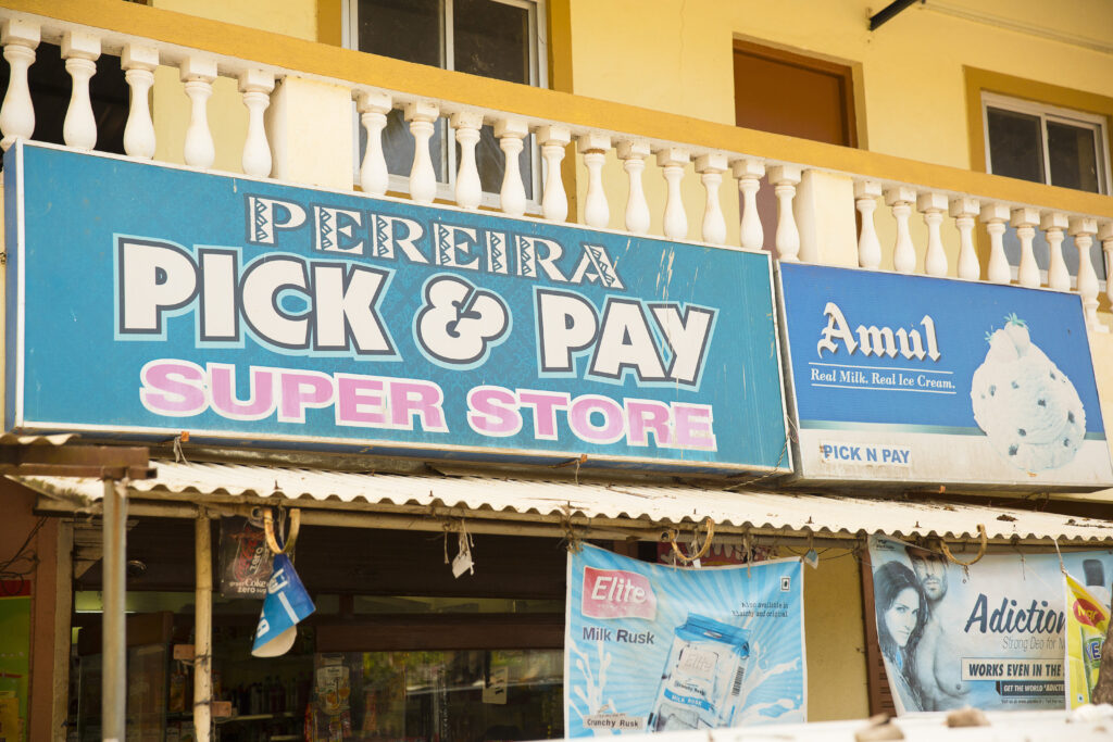 Betalbatim in Goa, India | Next door to the bakery is the Periera Pick n Pay run by Jasmina and Sylvia | TheKeybunch decor blog