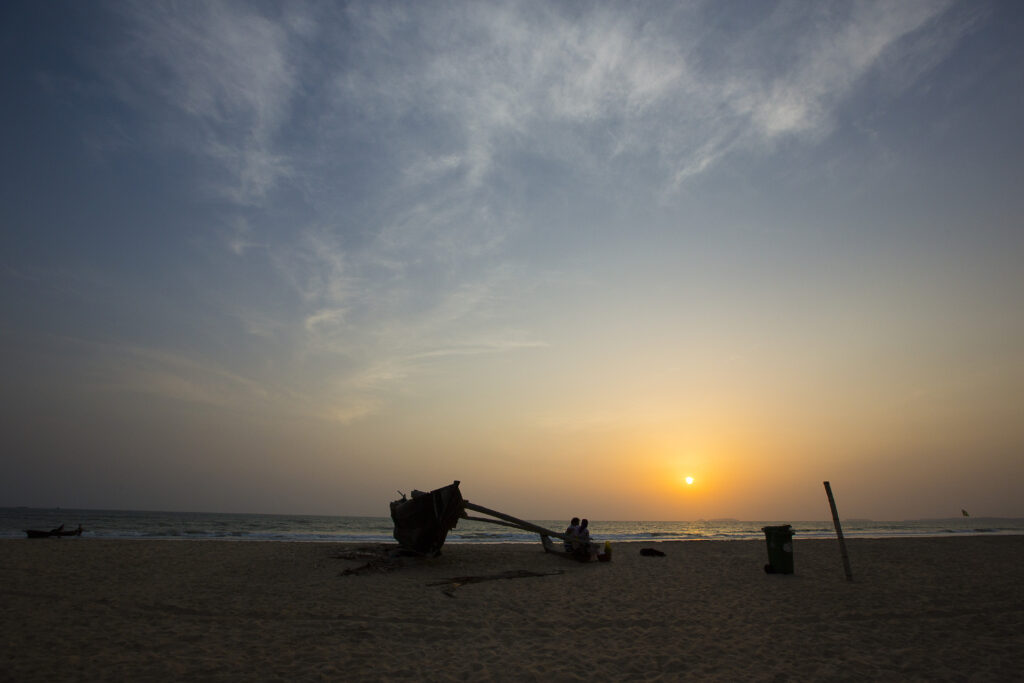 Betalbatim beach in Goa, India | The beautiful sunset scenery of beach | TheKeybunch decor blog