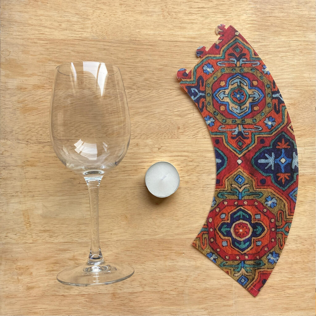 Diwali lighting options | How to place handcrated paper around a wine glass
