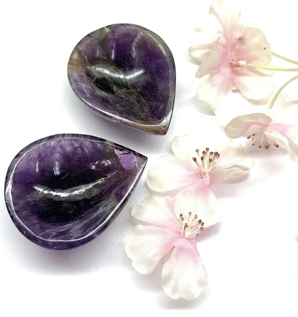 Diwali lighting options | Amethyst crystal diya for diwali decoration by Crystals by PC