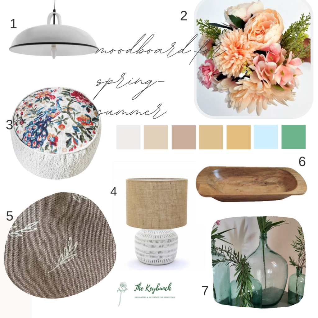 Spring decor and Products | Mood boards to inspire your spring summer home decor