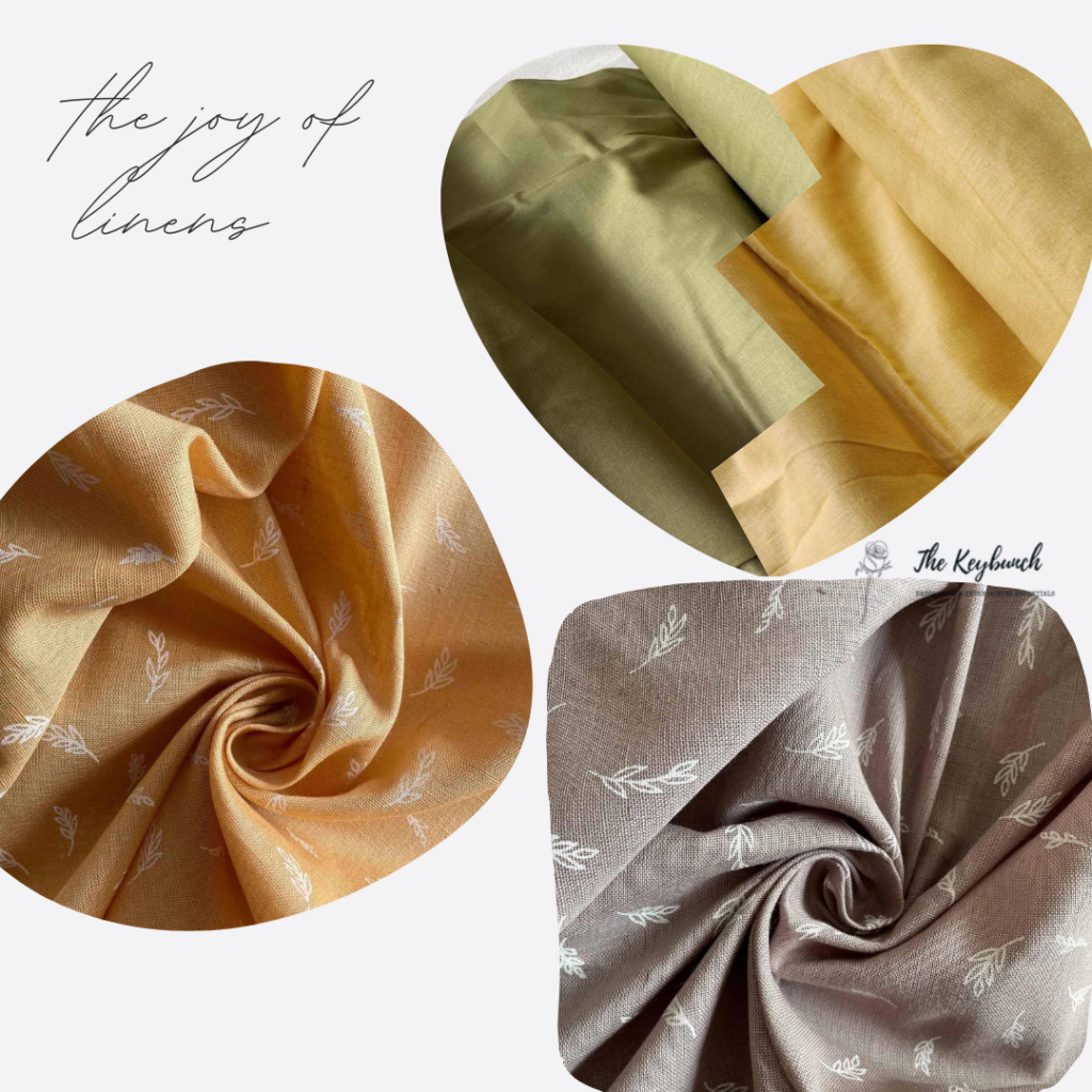 Spring decor and Products | Linen curtains are made out of this soft and pretty cotton linen fabric