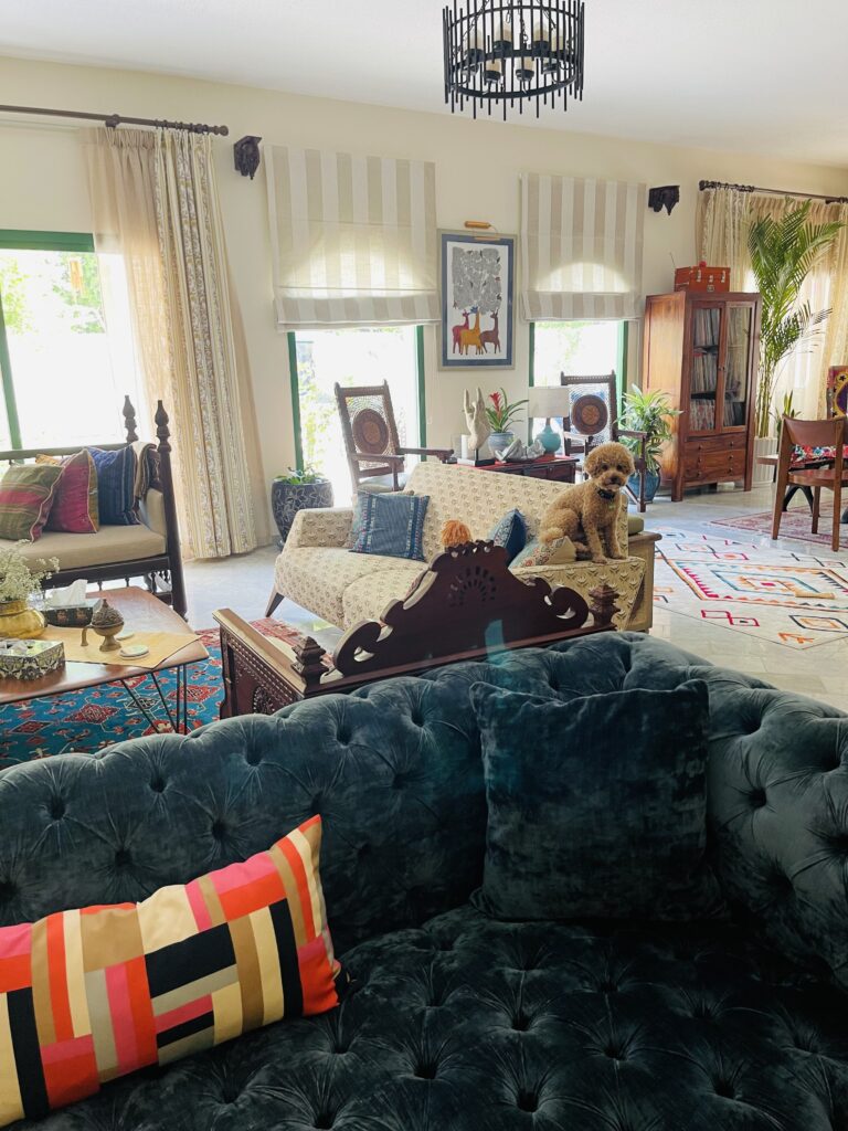 Prameela Nair's Art-Infused Home Abudhabi | Prameela's home is all about Indian styling - her homes always give out ethnic and rooted aesthetics