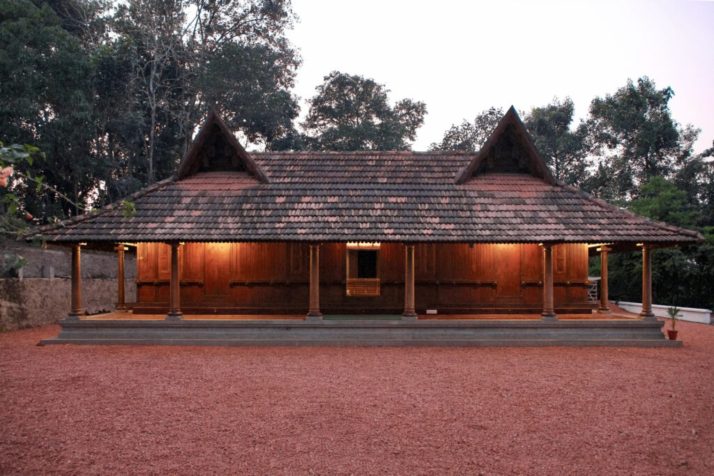 Old Traditional Kerala Home, Revived by Benny Kuriakose | Front facade of Panicker house the Old Traditional Kerala Home