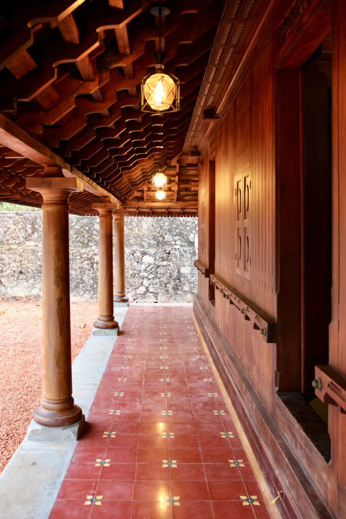 Old Traditional Kerala Home, Revived by Benny Kuriakose | The old floor was demolished and replaced with Athangudi tiles brought from Tamilnadu