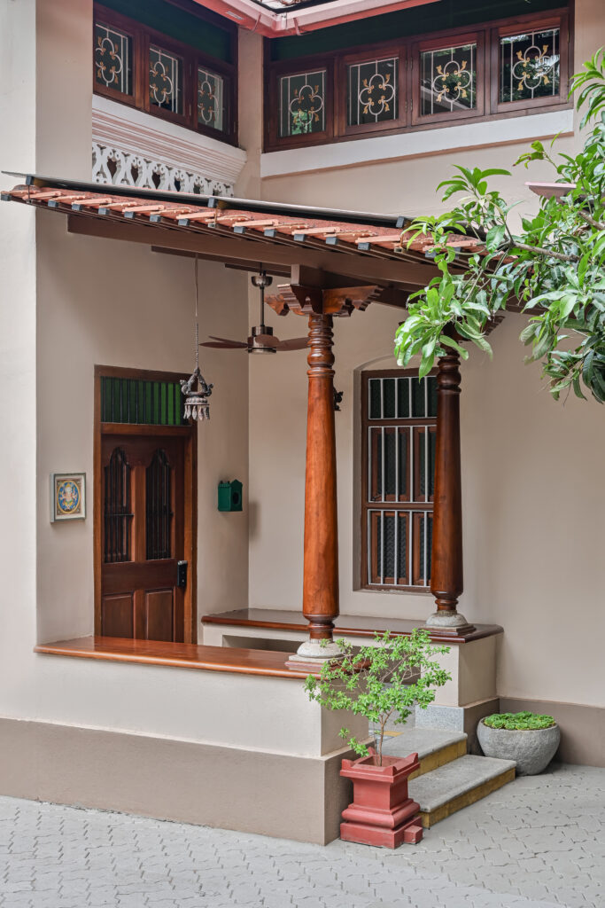 Raja’s Cottage - A traditional Mangalore home with a Chettinad Flavour | front facade