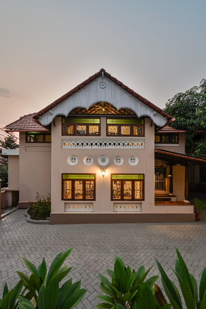 Raja’s Cottage - A traditional Mangalore home with a Chettinad Flavour | front facade