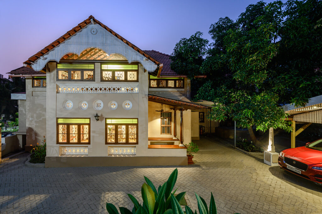 Raja’s Cottage - A traditional Mangalore home with a Chettinad Flavour | front facade