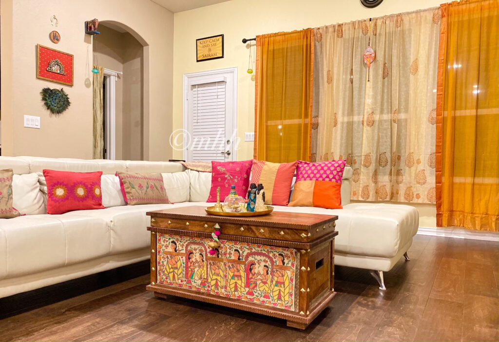 Home tour of Meena Harish | A colourful chest that doubles up as a coffee table