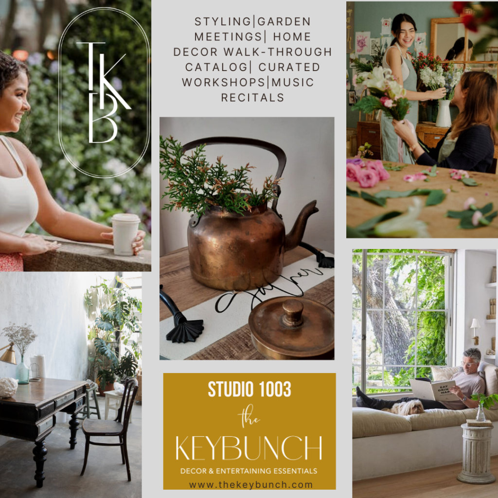 Multiuse space | A dedicated meeting space in a beautiful balcony garden, kettle from thekeybunch decor and curated workshops