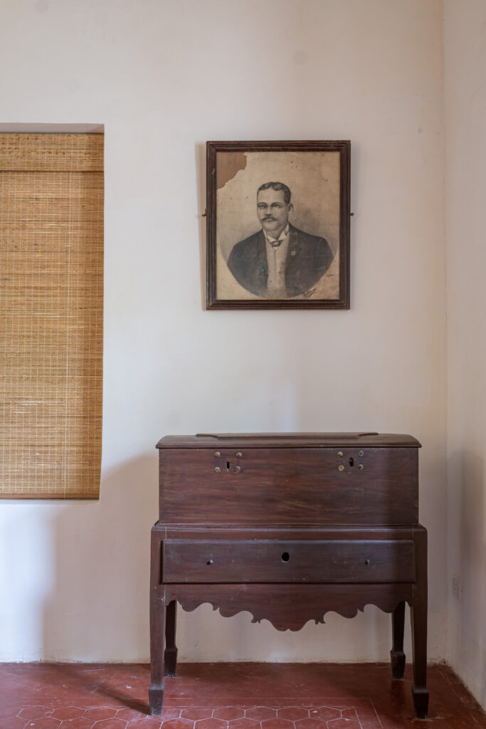 Portrait on the wall | Heritage home in Parra