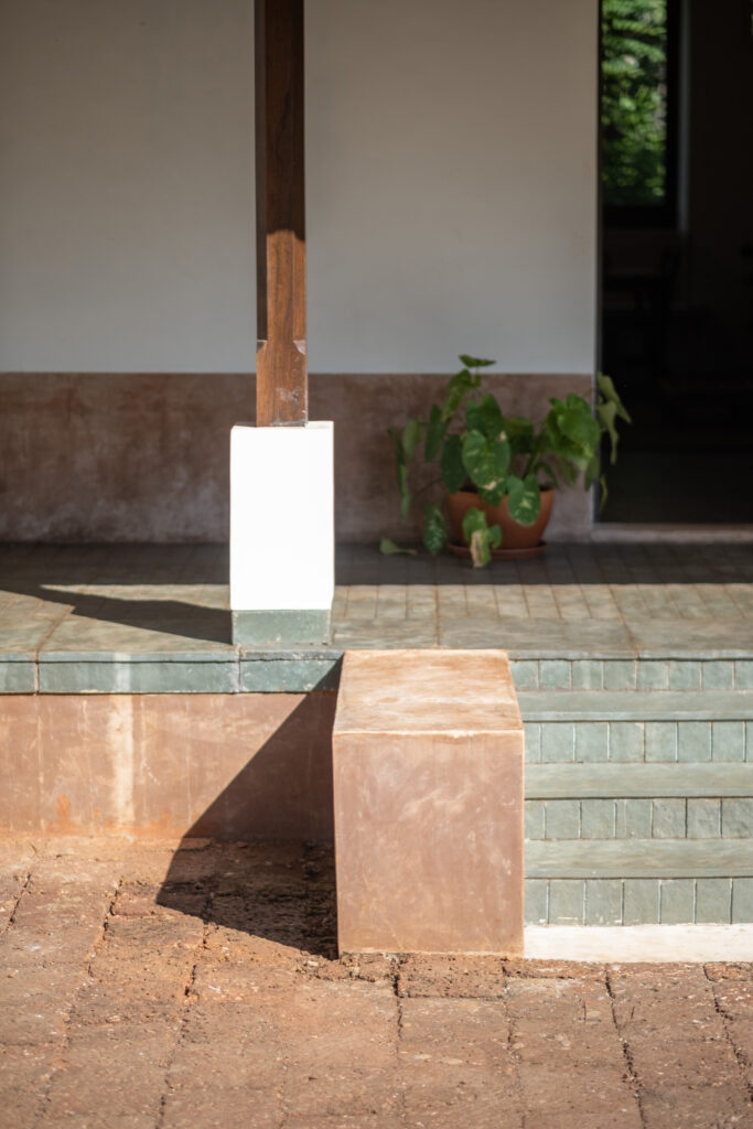 Green plant at the front door | Heritage home in Parra