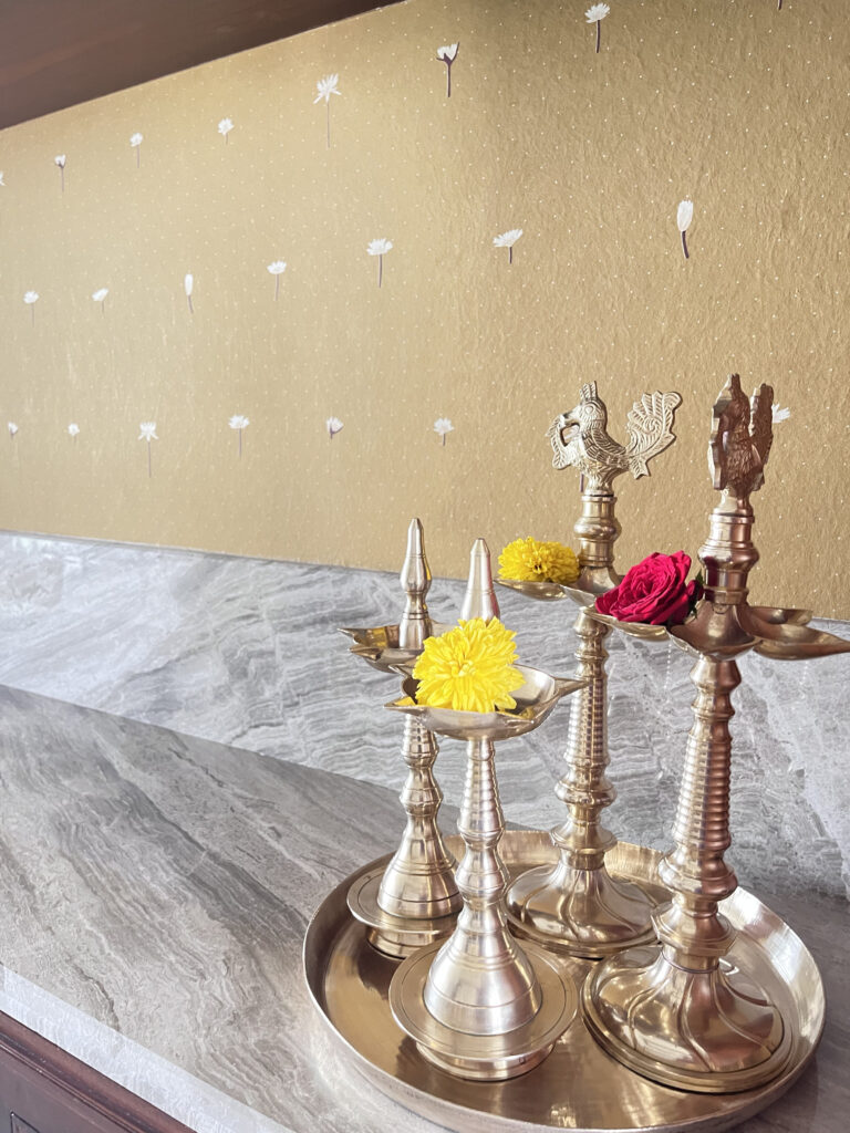 Nilaya wallpapers bring spaces alive with their beautiful motifs | Ranjana and Milind's apartment in Pune