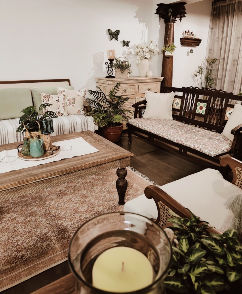 the living room decor | Girija home tour in Kochi